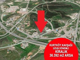 KURTKÖY KAVŞAĞI KISA VEYA UZUN DÖNEMLİ KİRALIK ARSA P69413