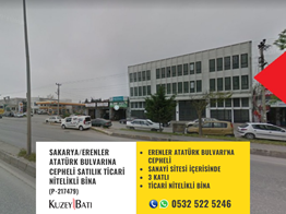 ERENLER SANAYİ SİTESİ'NDE SATILIK TİCARİ NİTELİKLİ BİNA