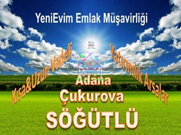 YeniEvim Çukurova Söğütlü'de 14.800 m2 Tarla HİSSELİ PARSEL.