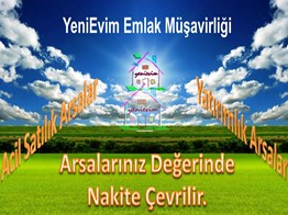 YeniEvim Menekşe'de Göl Manzaralı Yatırıma Uygun Tarla.