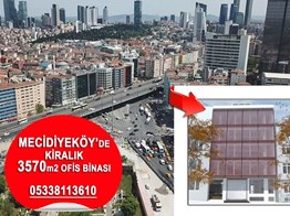 MECİDİYEKÖY'DE KİRALIK 3570 M2 SIFIR KOMPLE BİNA P-100188