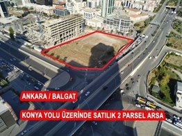 KONYA YOLU ÜZERİNDE SATILIK 2 PARSEL ARSA P78717