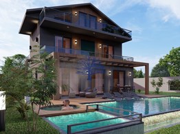 Fethiye Ovacık satılık müstakil tripleks villa 4+1 150m²
