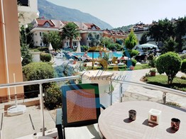 Fethiye-Hisarönünde site içerisinde satılık 2+1 eşyalı daire