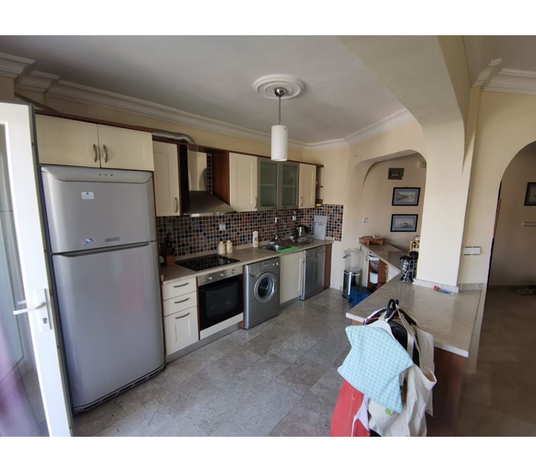 For sale Located Fethiye Karagözler,sea view, 2 bedroom with furnished apartment